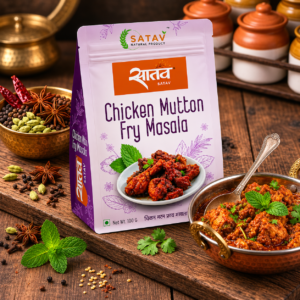 Satav Chicken Mutton Fry Masala | Spicy Indian Fry Masala for Chicken & Mutton Recipes