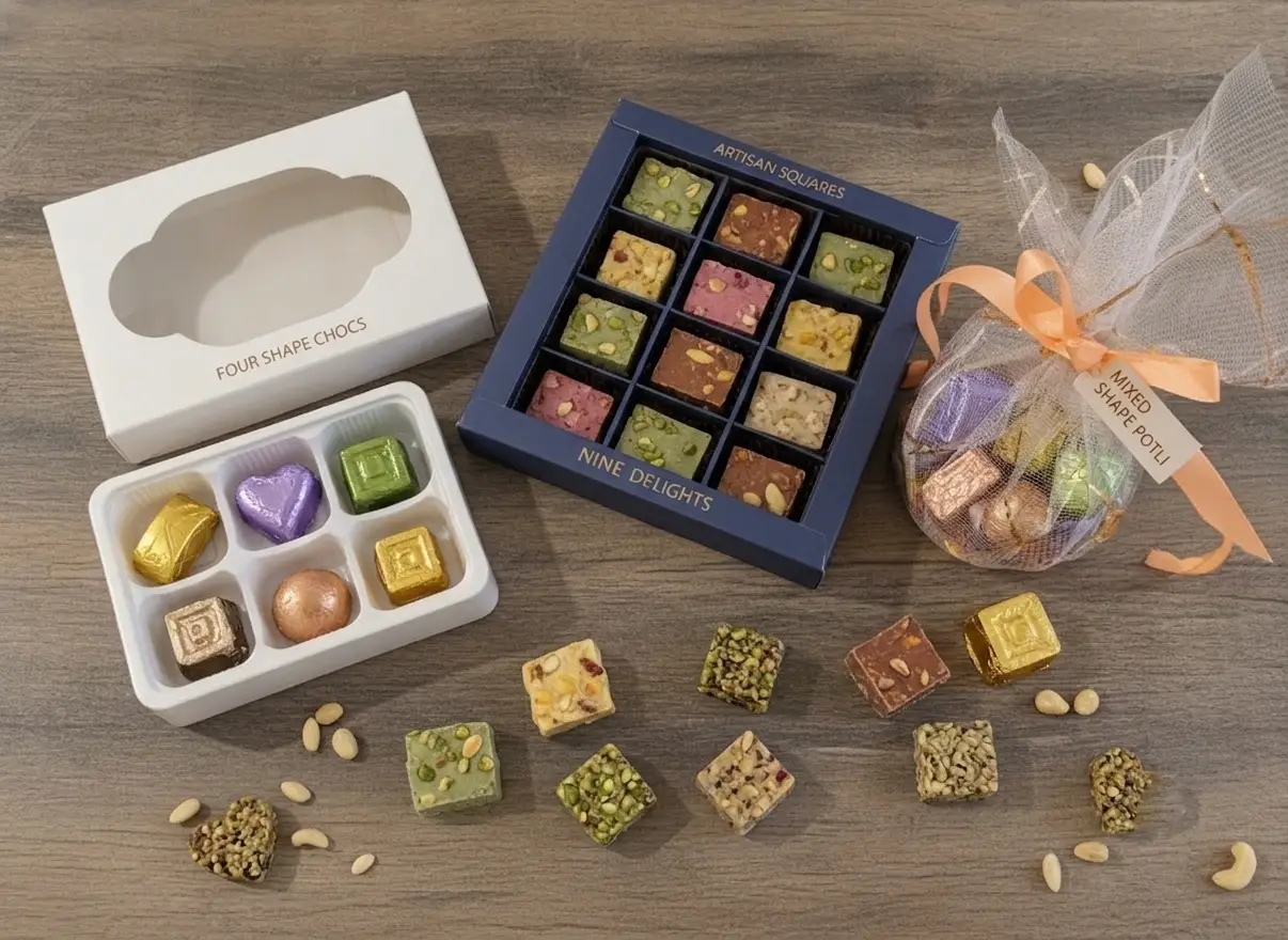 Satav Premium Flavoured Chocolates | Pista, Mango, Strawberry, Pan, Gulkand, Rasmalai & Dry Fruit Chocolates - Image 2