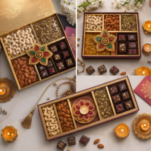 Satav Premium Gift Hamper | Dry Fruits, Chocolates, Candles & Home Décor Gift Box for Corporate, Festive & Personal Gifting